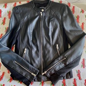 Express faux leather jacket